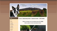 Desktop Screenshot of bostonsky-terier.cz
